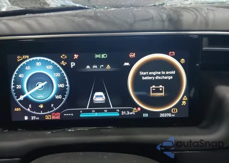 2024 Hyundai Tucson Hybrid Limited z USA, uszkodzony, nr VIN KM8JECD16RU138850